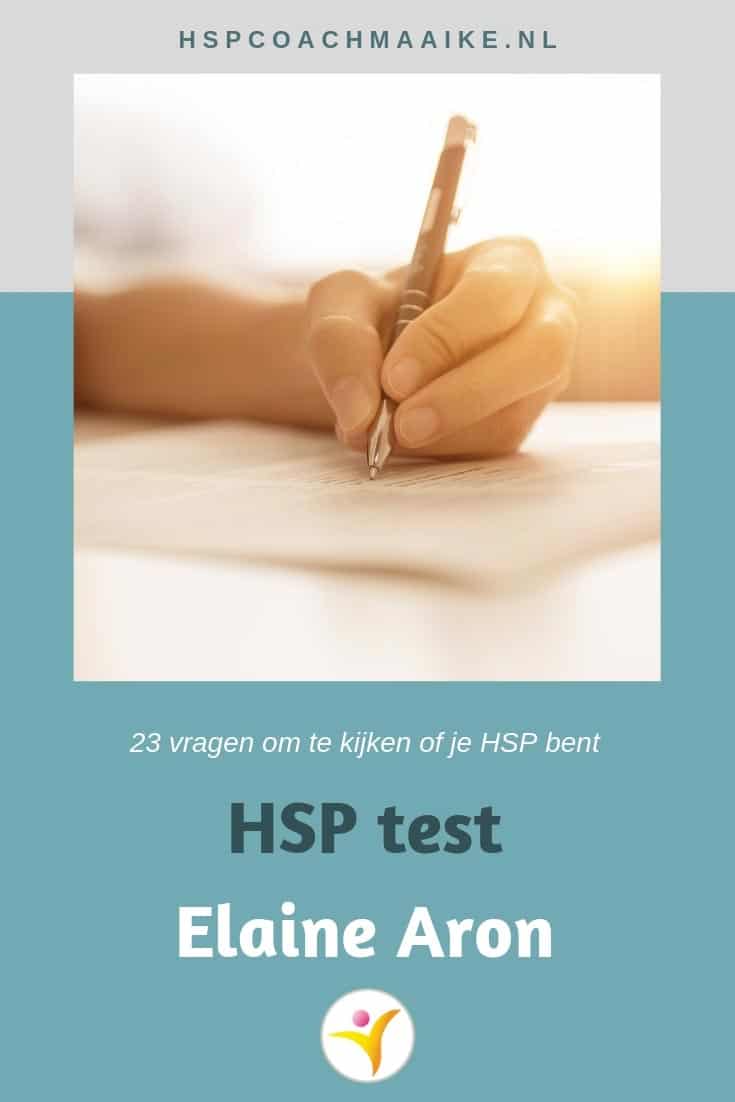 HSP test Elaine Aron