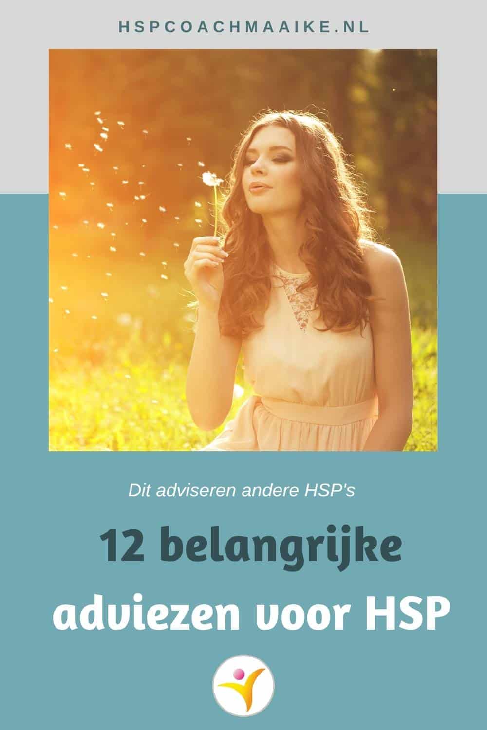 12 belangrijke adviezen voor HSP's