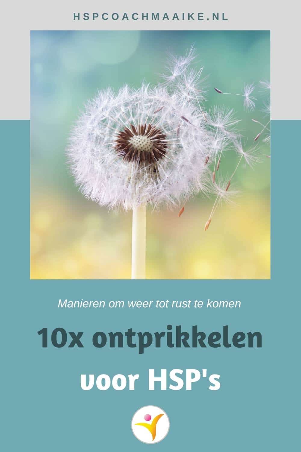 Ontprikkelen voor HSP