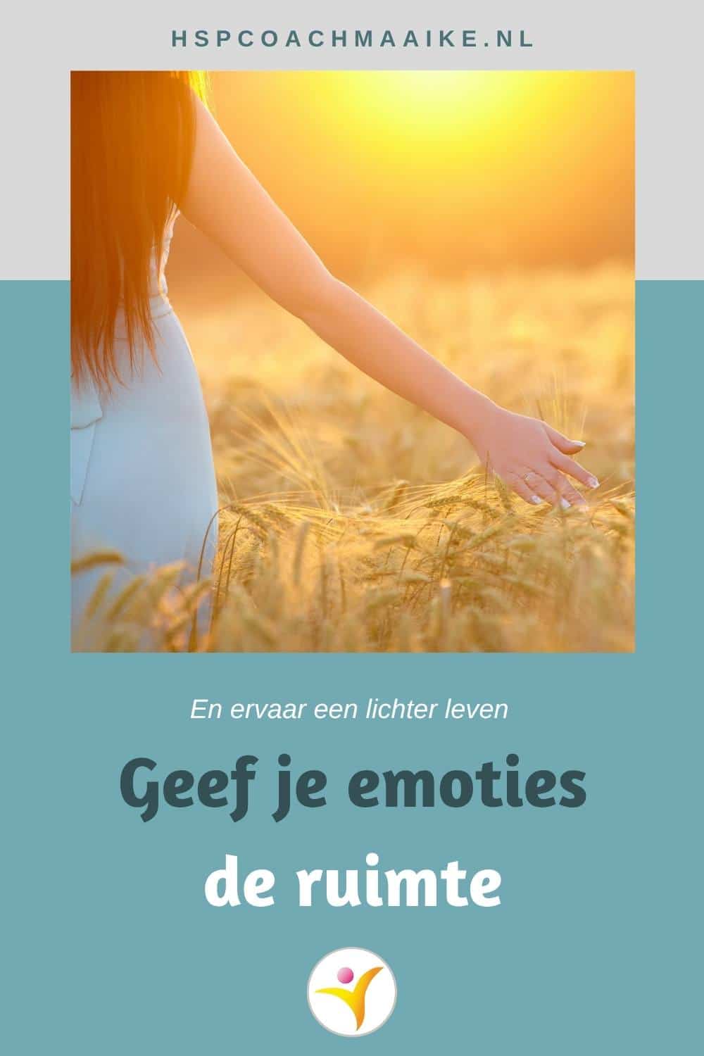 Geef je emoties de ruimte